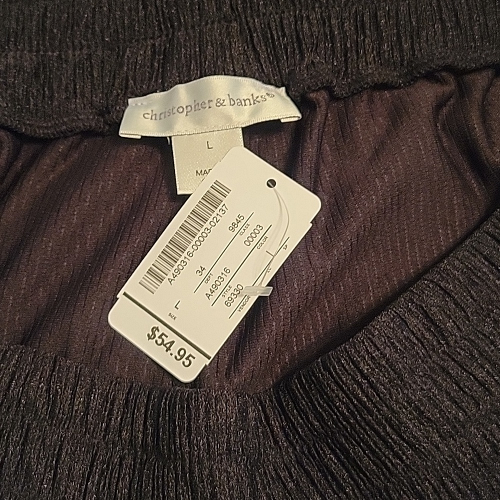 Christopher & Banks Ribbed Knit Pants - Picture 2 of 2
